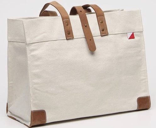 Tote With Leather Trim