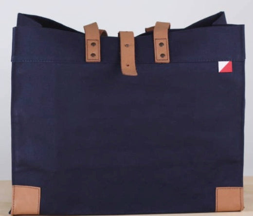 Tote With Leather Trim